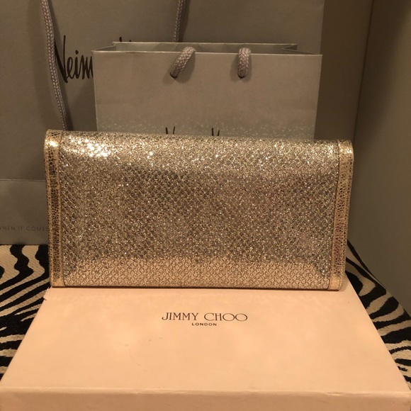 Jimmy Choo Reese metallic Clutch - Picture 5 of 6